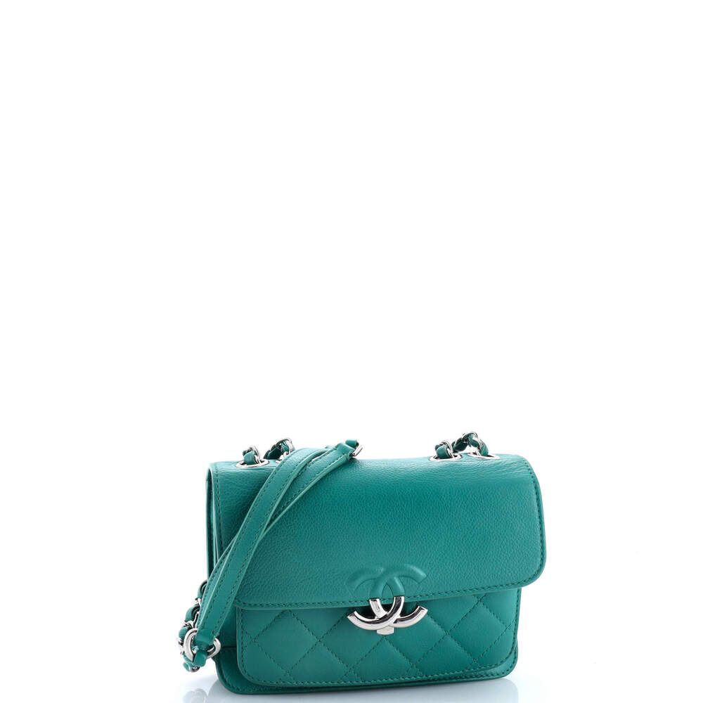 Chanel Cc Box Flap Bag Quilted Calfskin #199040C21 - Picture 2 of 8